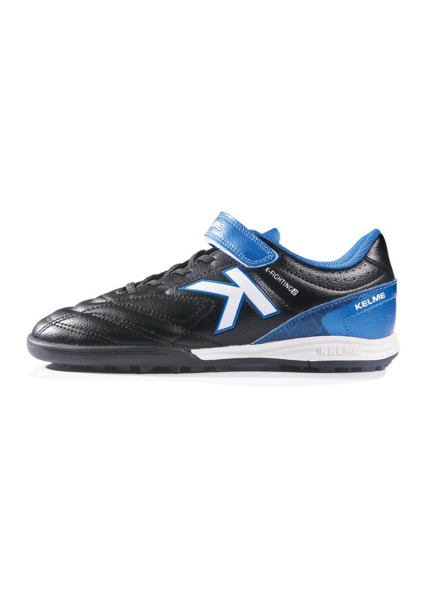 Детские шиповки KELME Children's Football Shoes (TF) (Black/Blue)
