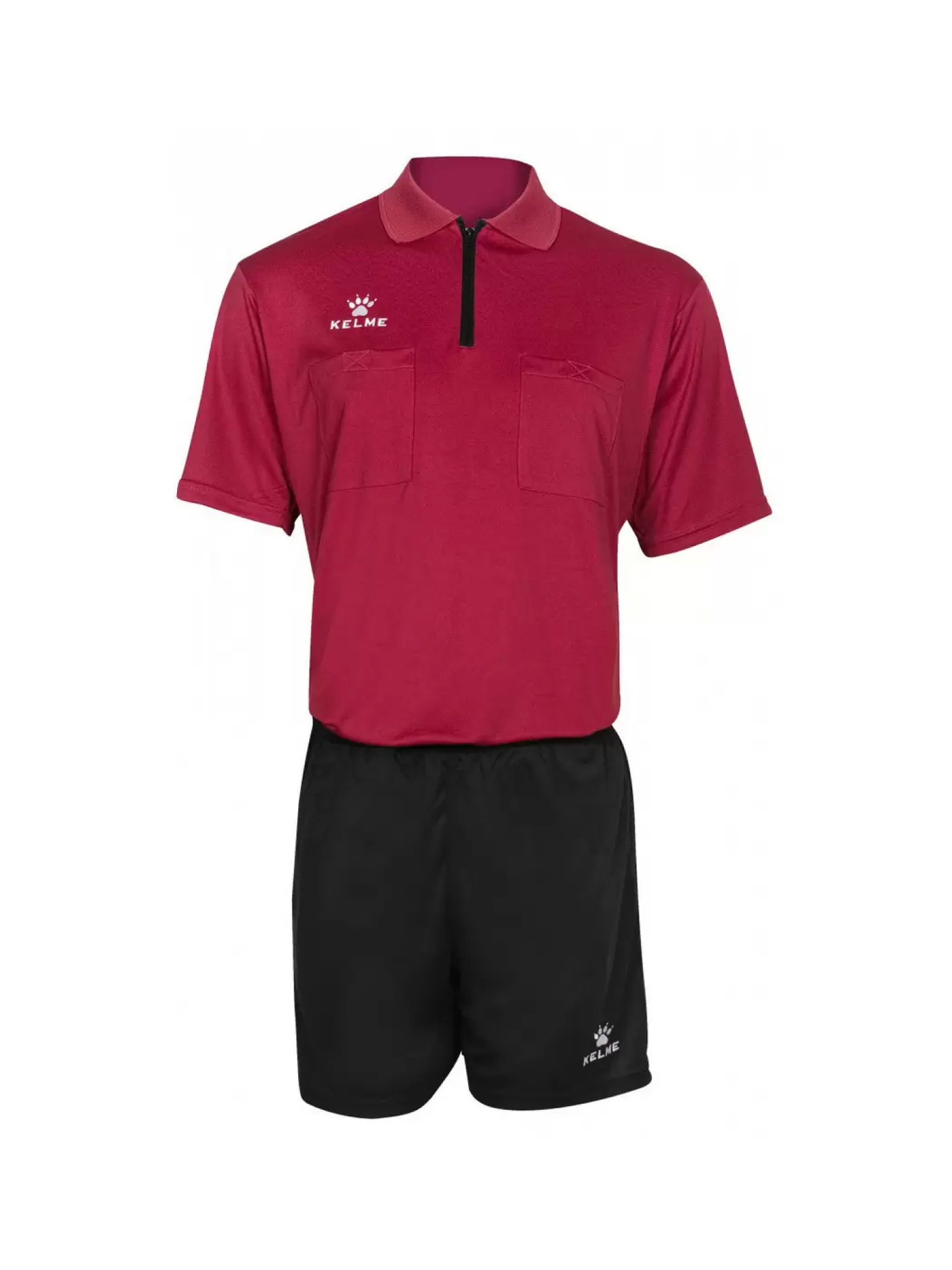 Судейская форма KELME Set Arbitro (Red/Black)