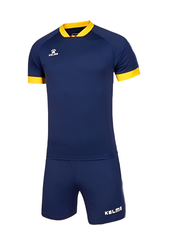 Футбольная форма KELME Short Sleeve Football Uniform Dark Blue