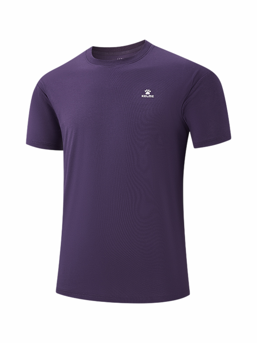 Футболка KELME Crew Neck Short-Sleeved T-Shirt Violet