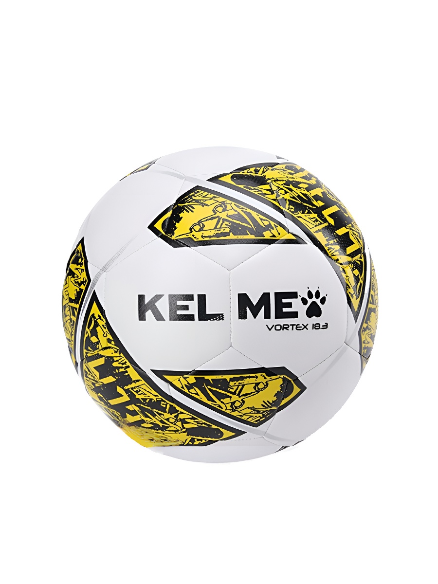 Мяч футбольный KELME Football (Customized By E-Commerce) (White/Yellow)