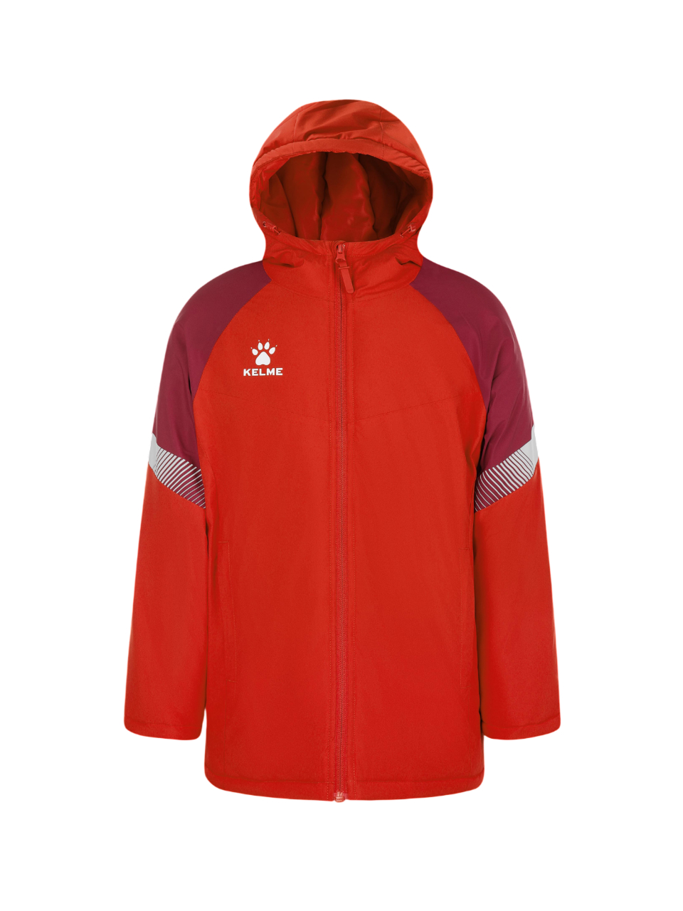 Детская куртка KELME Children's Hooded Short Padded Jacket Red