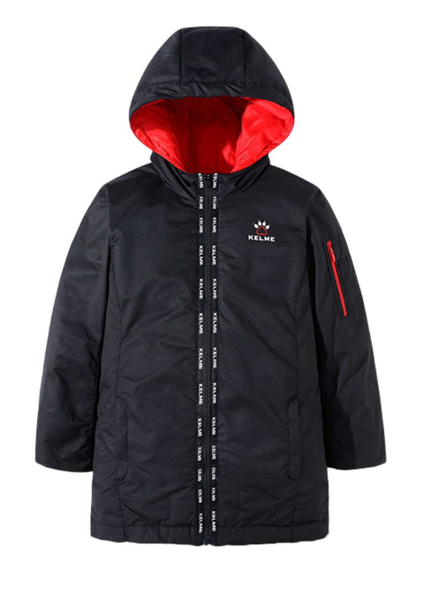 Детский пуховик KELME Boy's Mid-Length Down Jacket Black