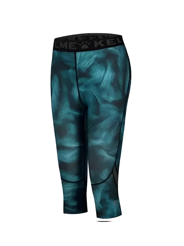 Бриджи KELME Women's Tight Cropped Trousers (Blue/Black)