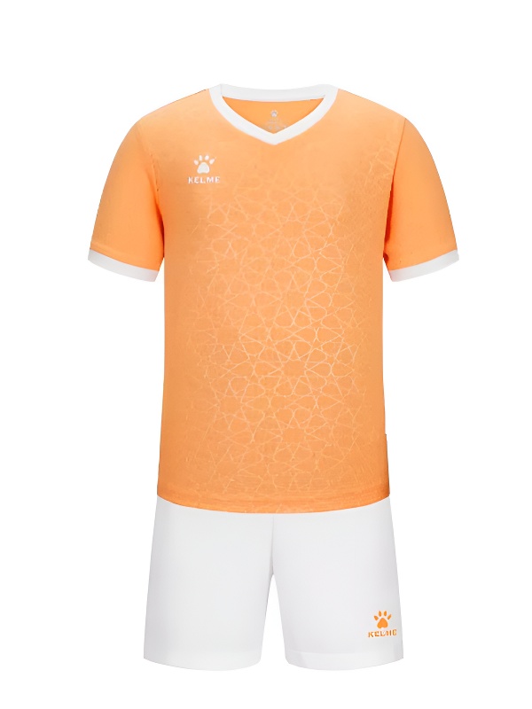 Детская футбольная форма KELME Football Suit (Orange/White)