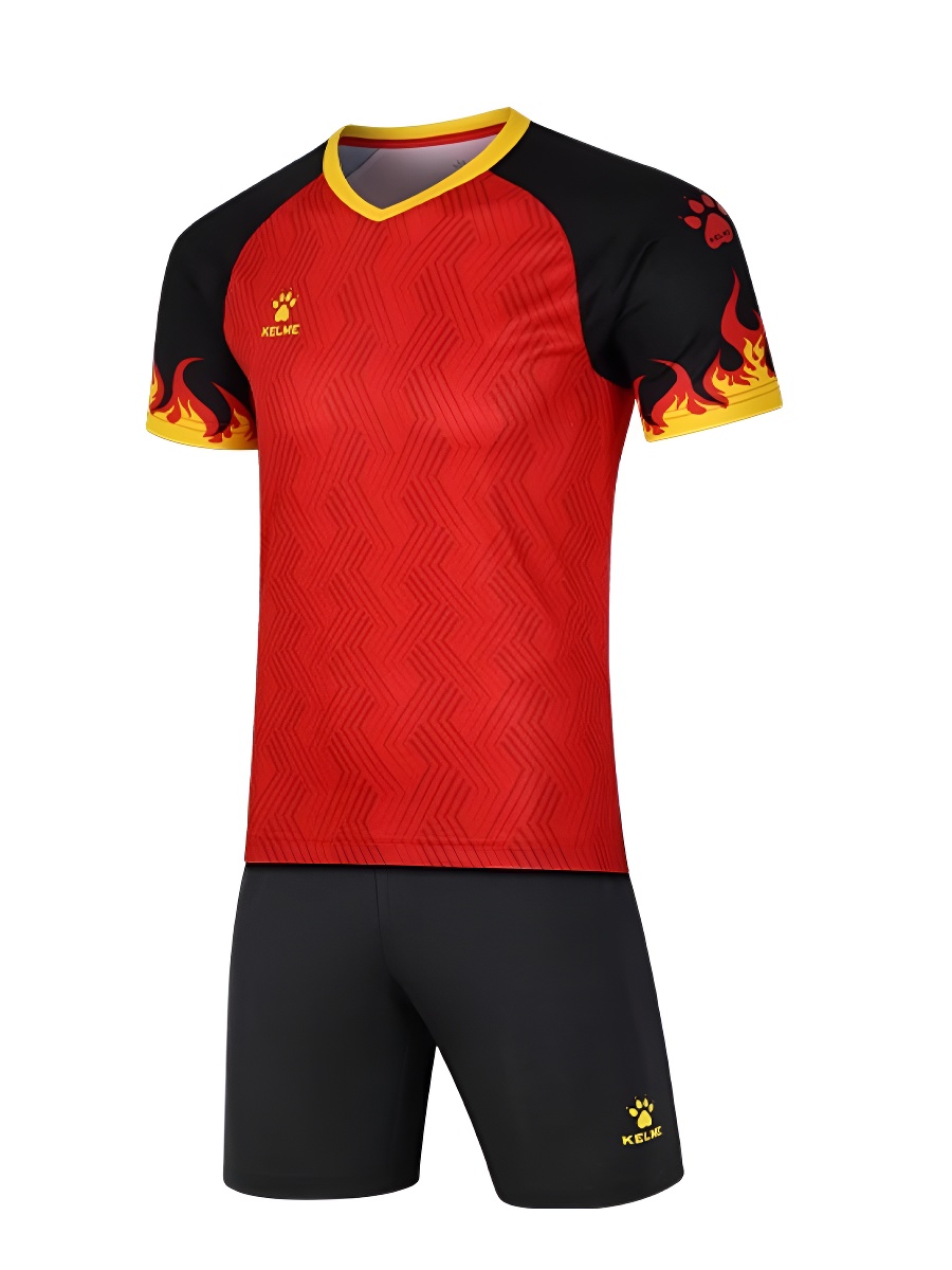 Футбольная форма KELME Football Uniform Set (Red/Black)