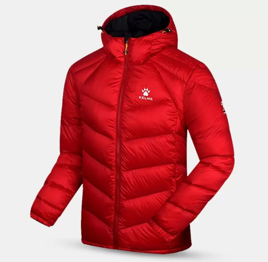Пуховик KELME Men's Down Jacket Red