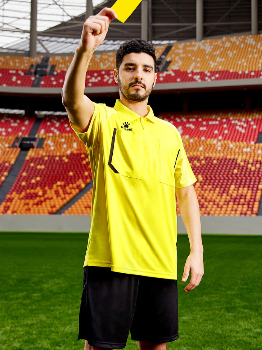 Судейская форма KELME Football Referee Suit (Yellow/Black)