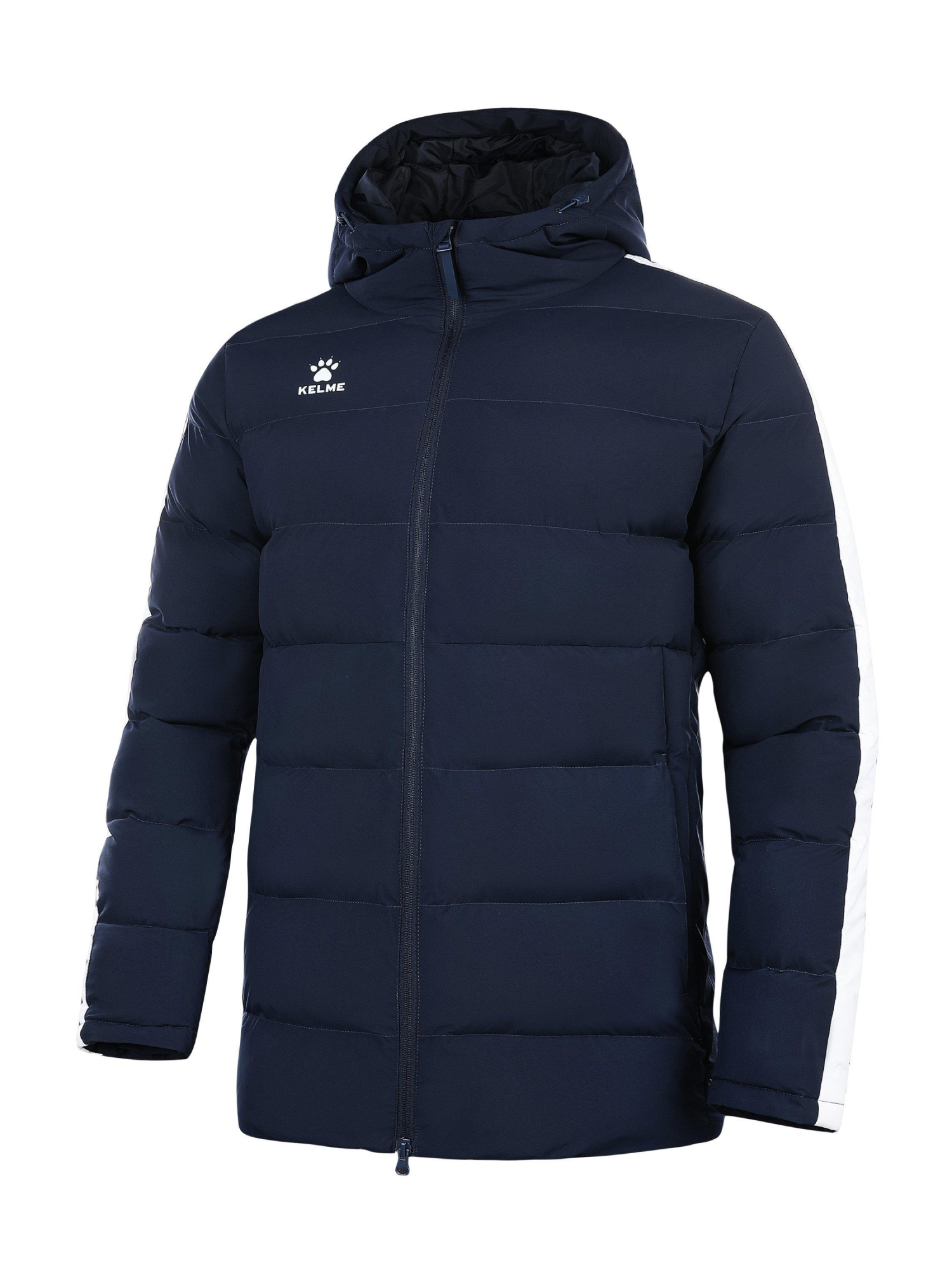 Пуховик KELME Short Cotton Clothes Dark Blue