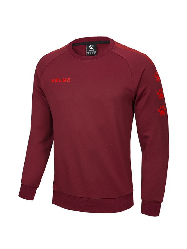 Свитшот KELME Knitted Round Neck Sweater Burgundy