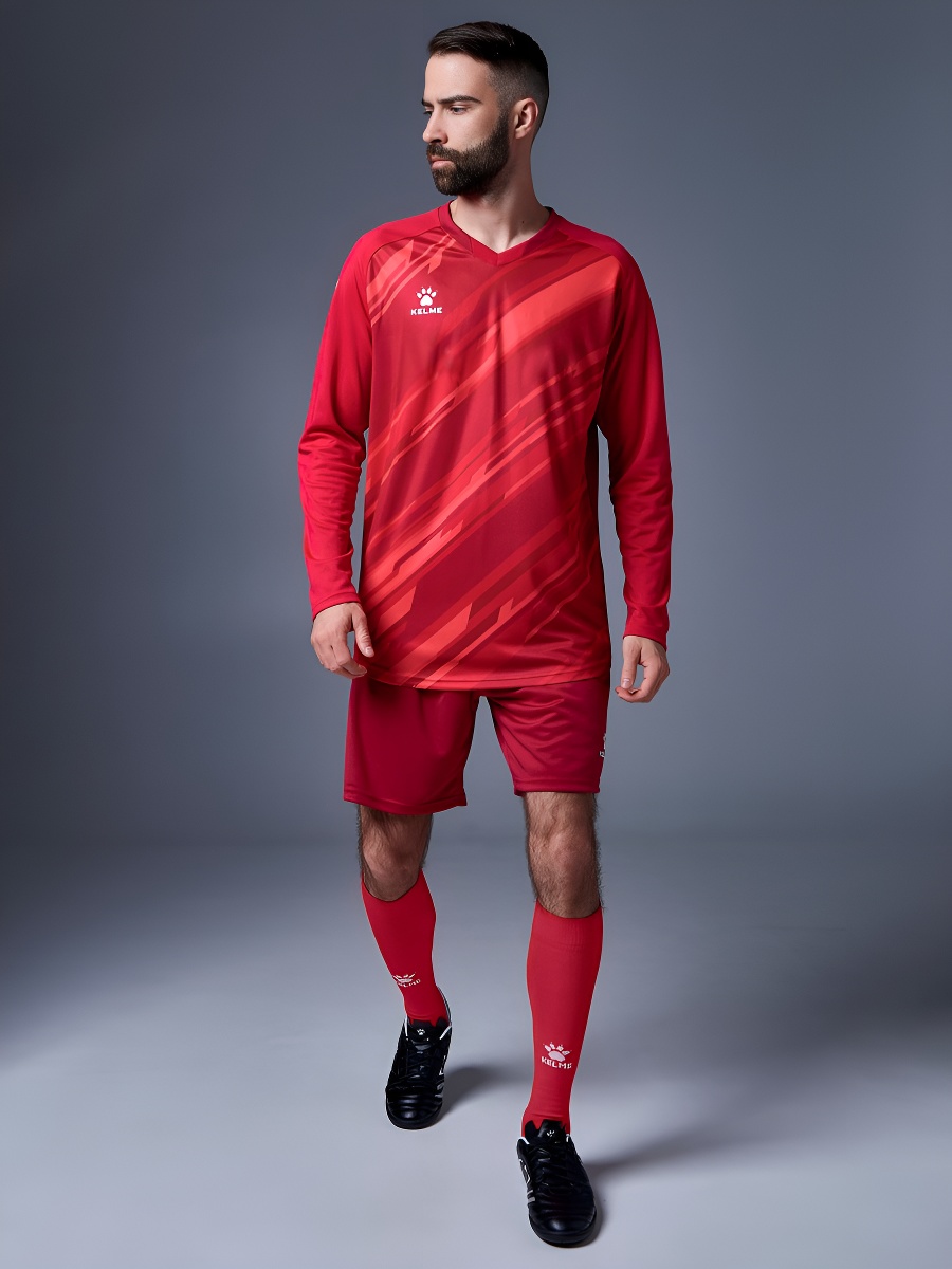 Вратарская форма KELME Long Sleeve Goalkeeper Suit Red