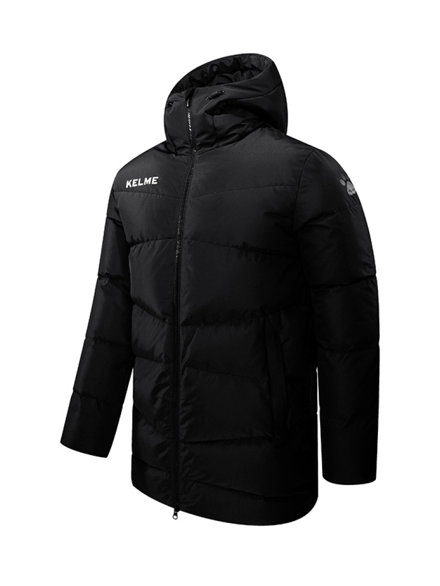 Пуховик KELME Long Middle-Down Jacket Black