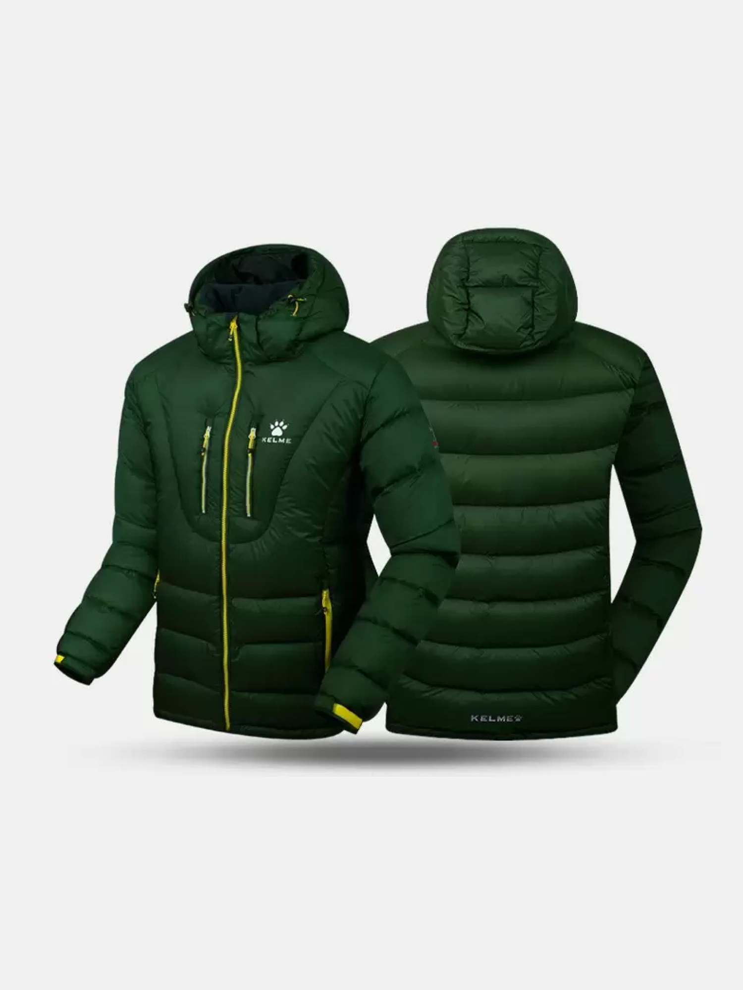 Пуховик KELME Men's Down Jacket Dark Green