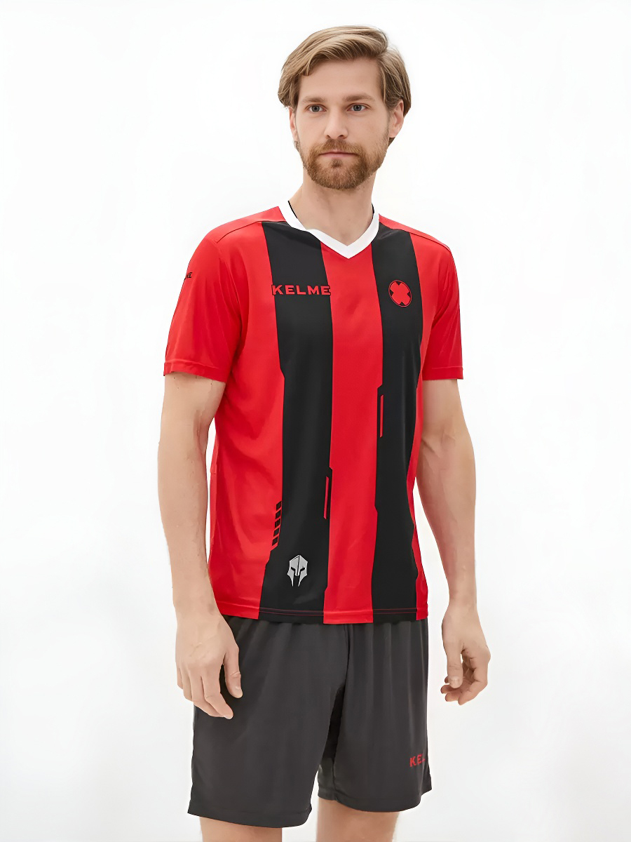 Футбольная форма KELME S/S Football Set (Red/Black)