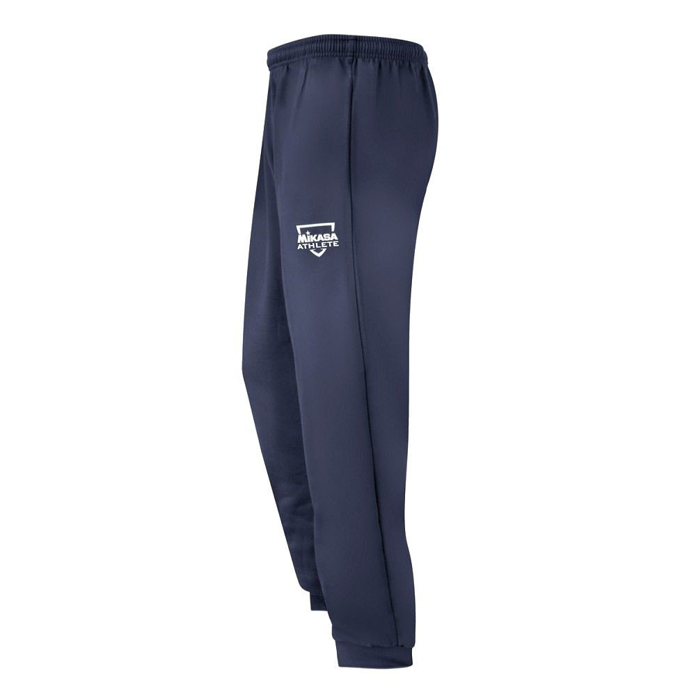 Брюки трен. MIKASA MT530-036-4XL, р.4XL, 70% хлопок, 30% полиэстер, темно-синий