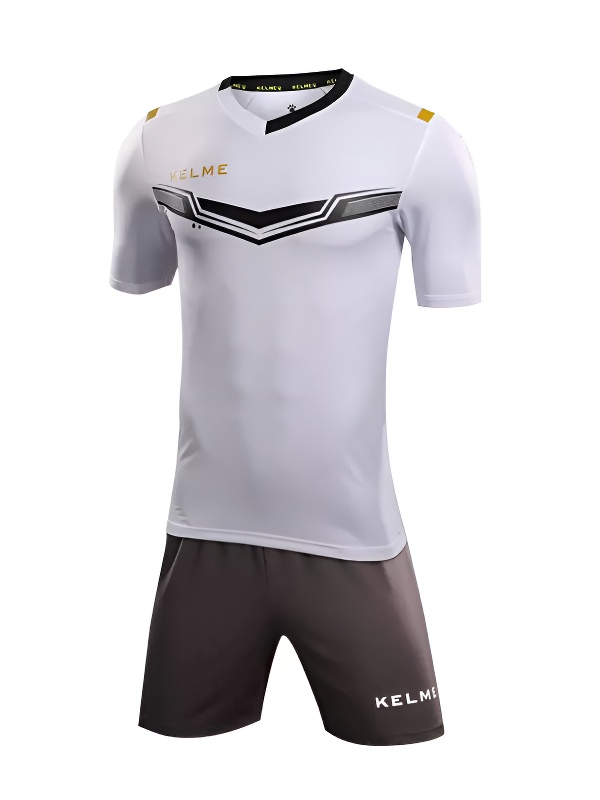 Футбольная форма KELME Short Sleeve Football Set (White/Black)