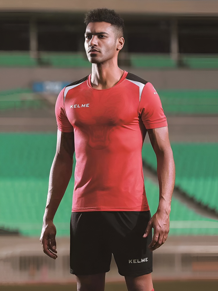 Футбольная форма KELME Short Sleeve Football Set (Red/Black)