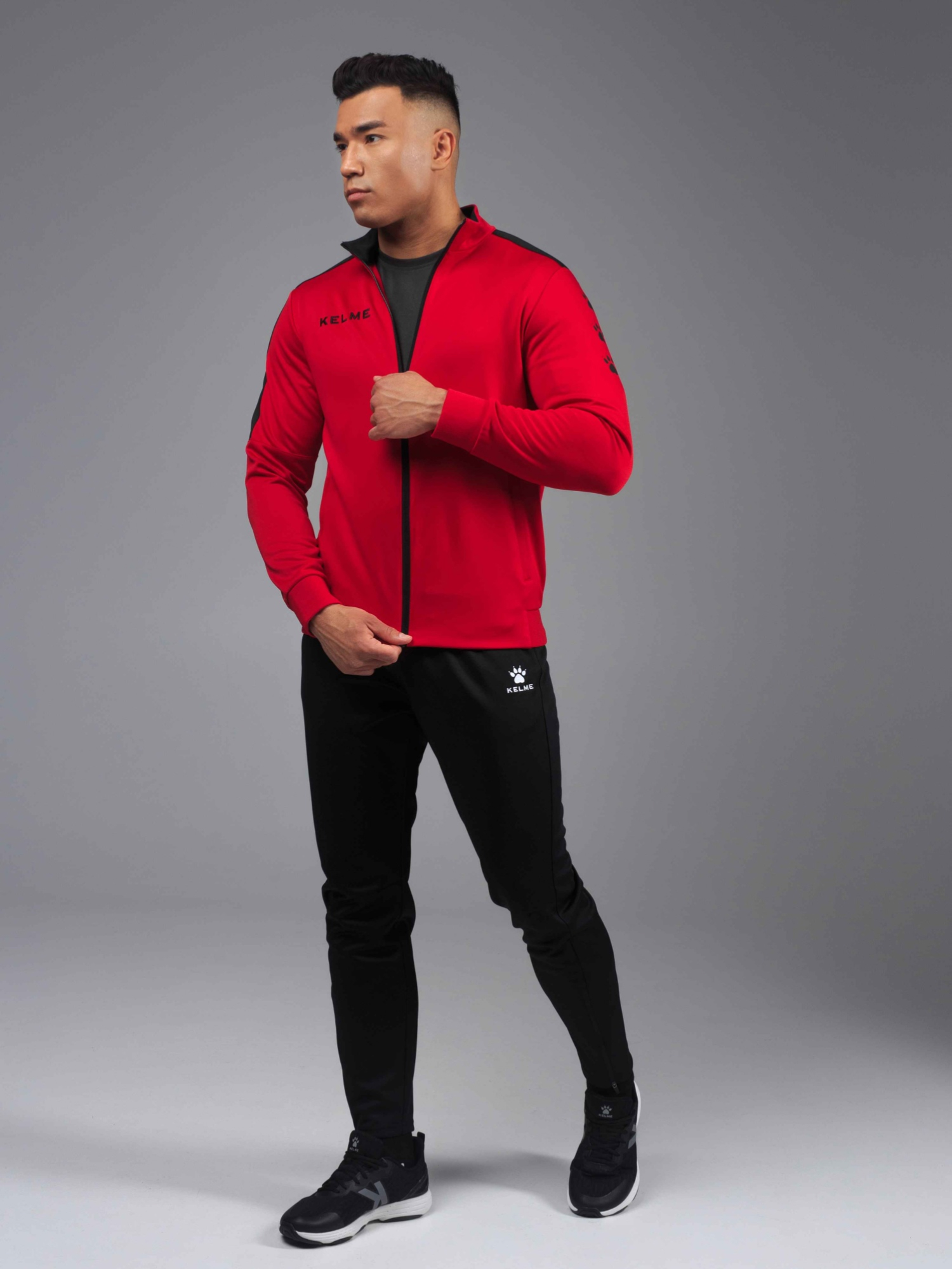 Спортивный костюм KELME Tracksuit (Red/Black)