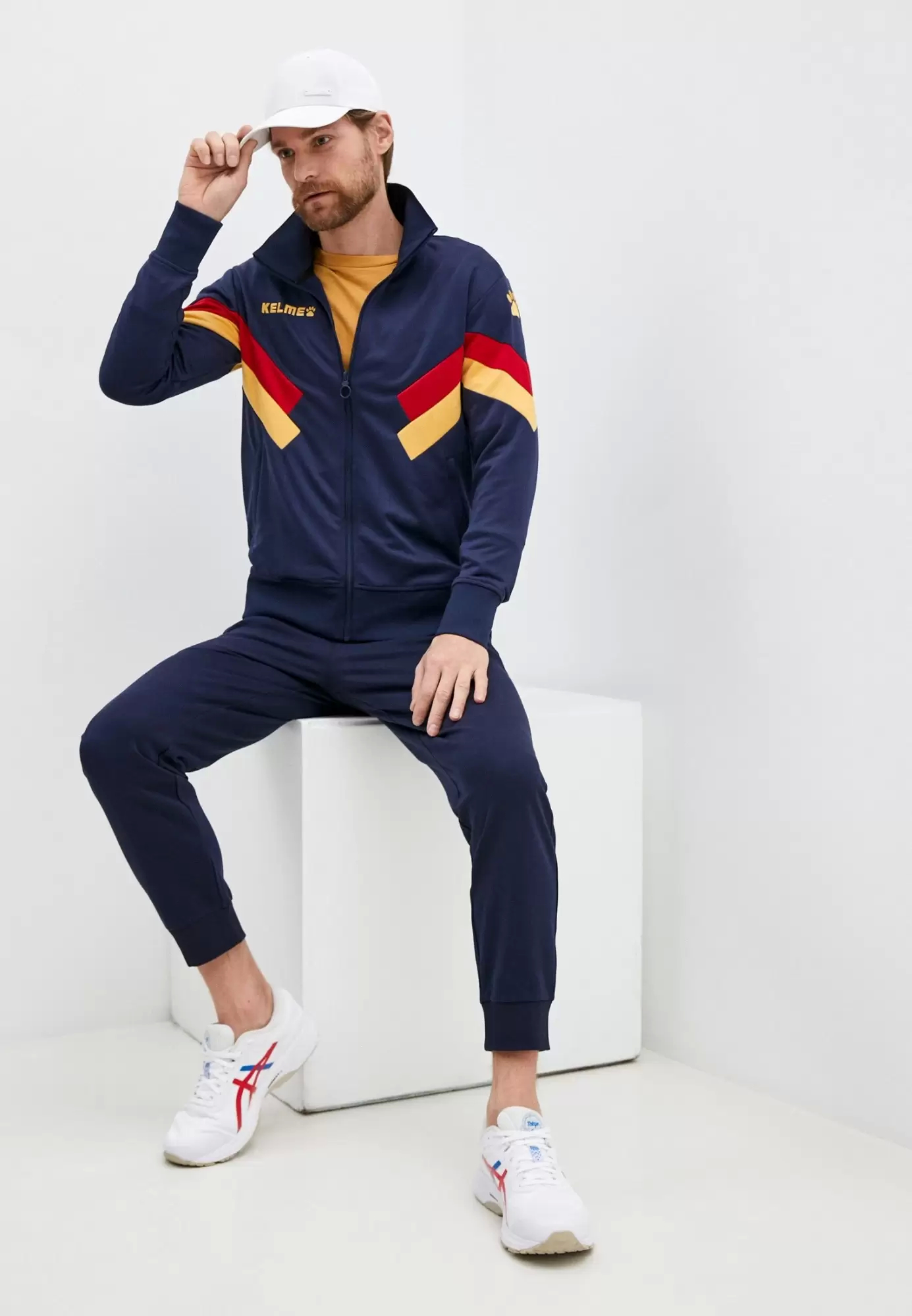 Брюки KELME Men's Long Knit Pant Dark Blue