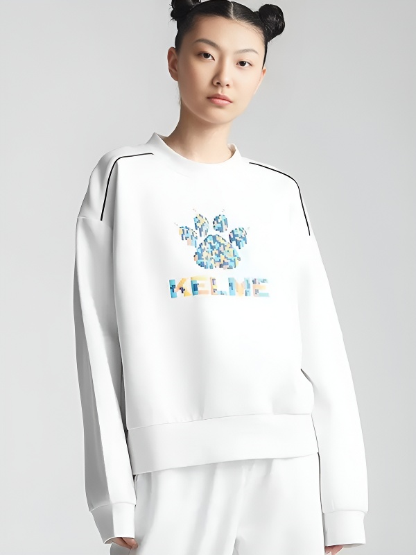 Свитшот KELME Round Neck Sweater White