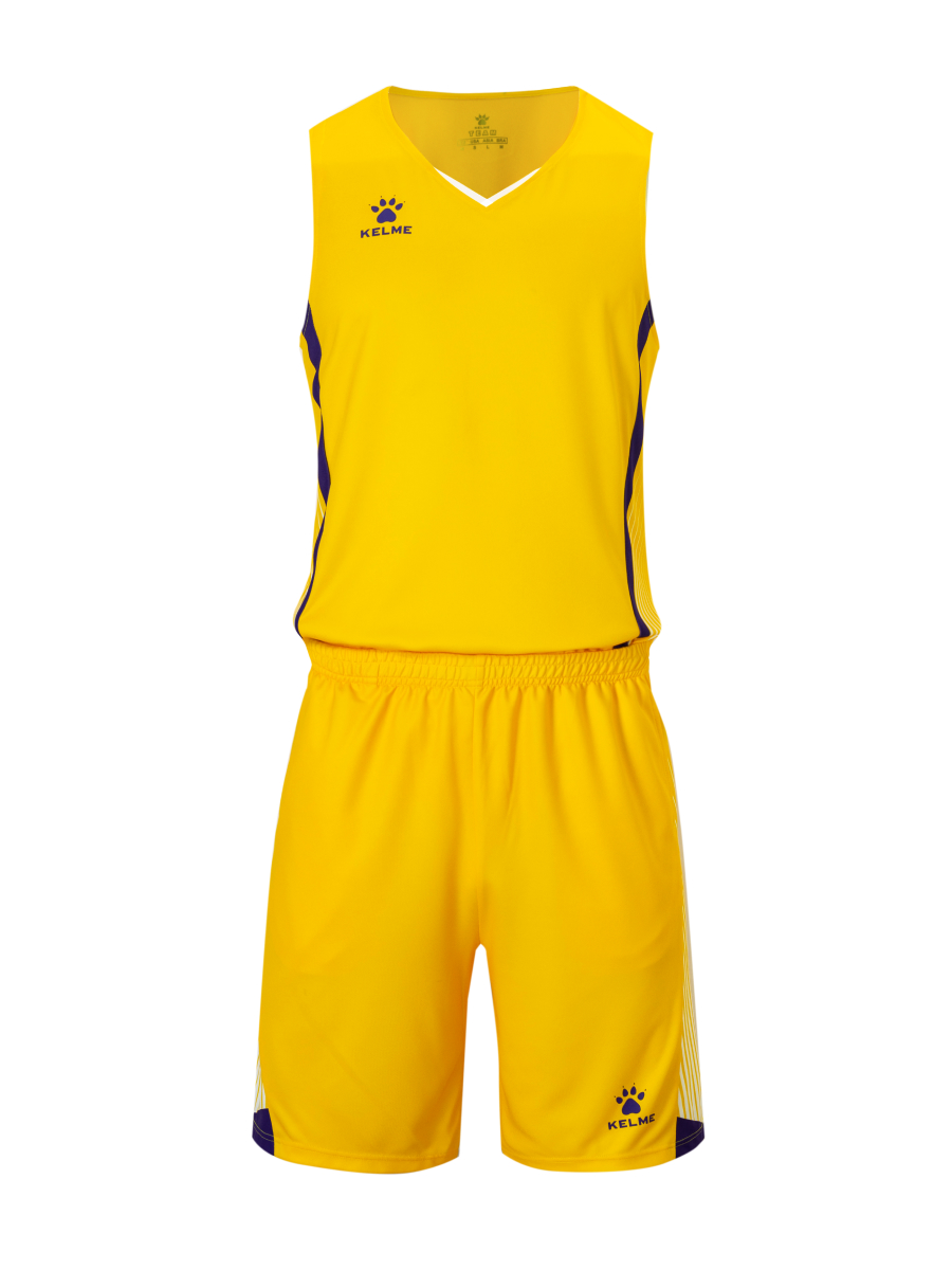 Баскетбольная форма KELME Basketball Clothes Yellow