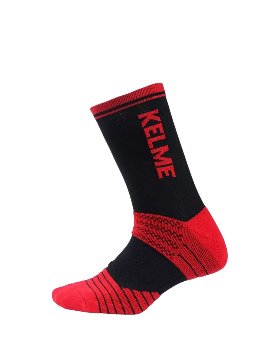 Носки KELME Sport Mid-Calf Length Sock (Black/Red)