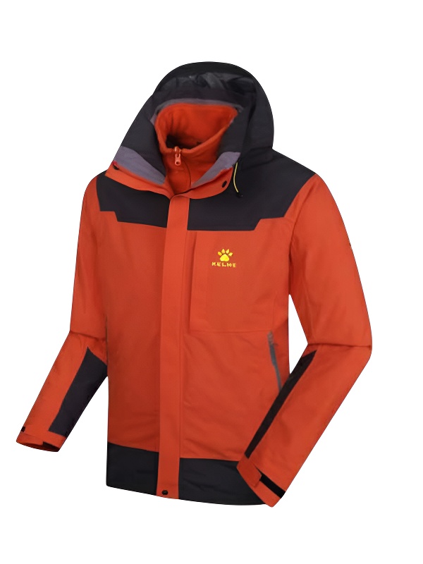 Куртка утепленная KELME Men's Jacket (Two-Piece Suit) Orange