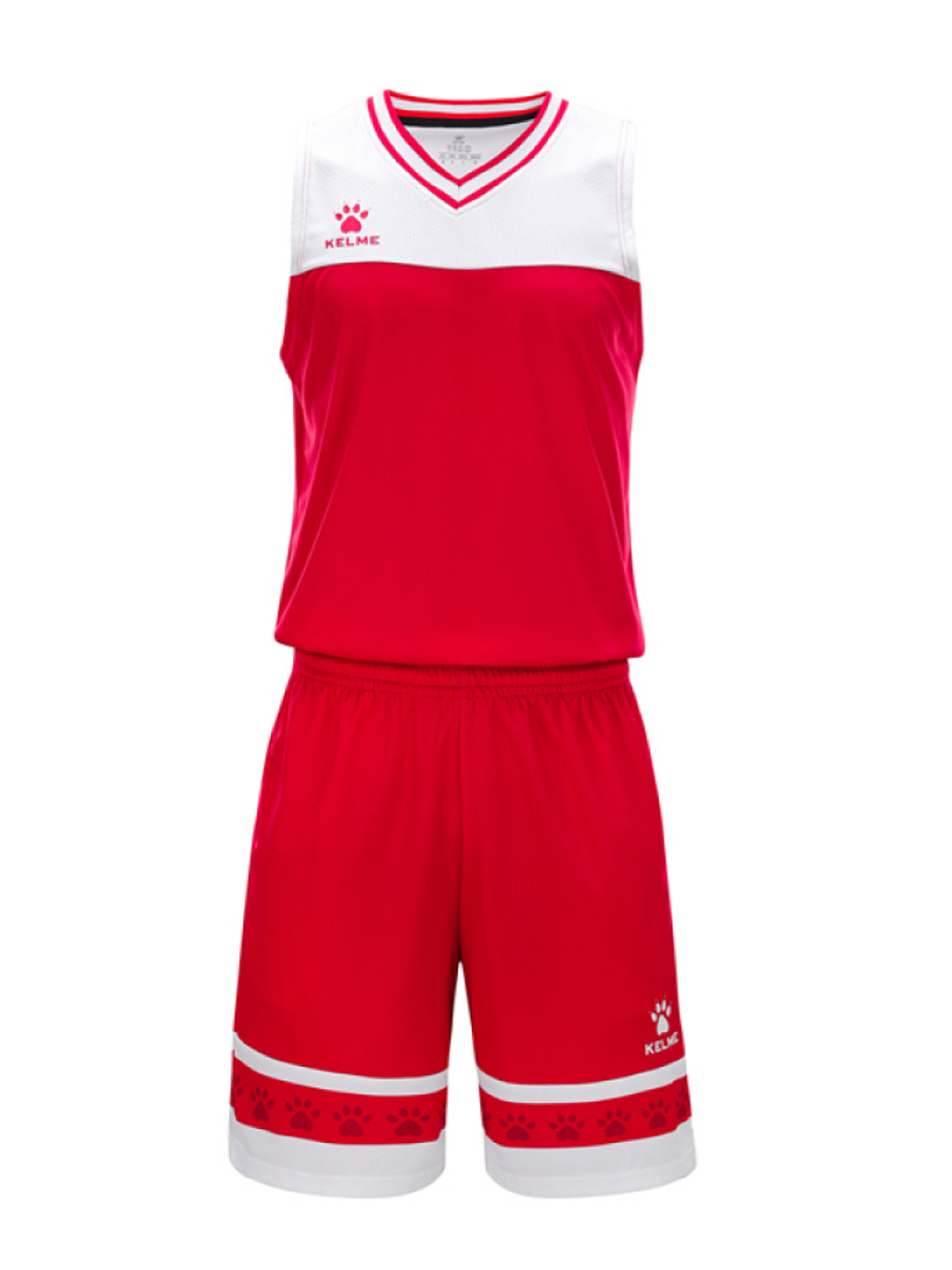 Детская баскетбольная форма KELME Children's Basketball Uniform Red