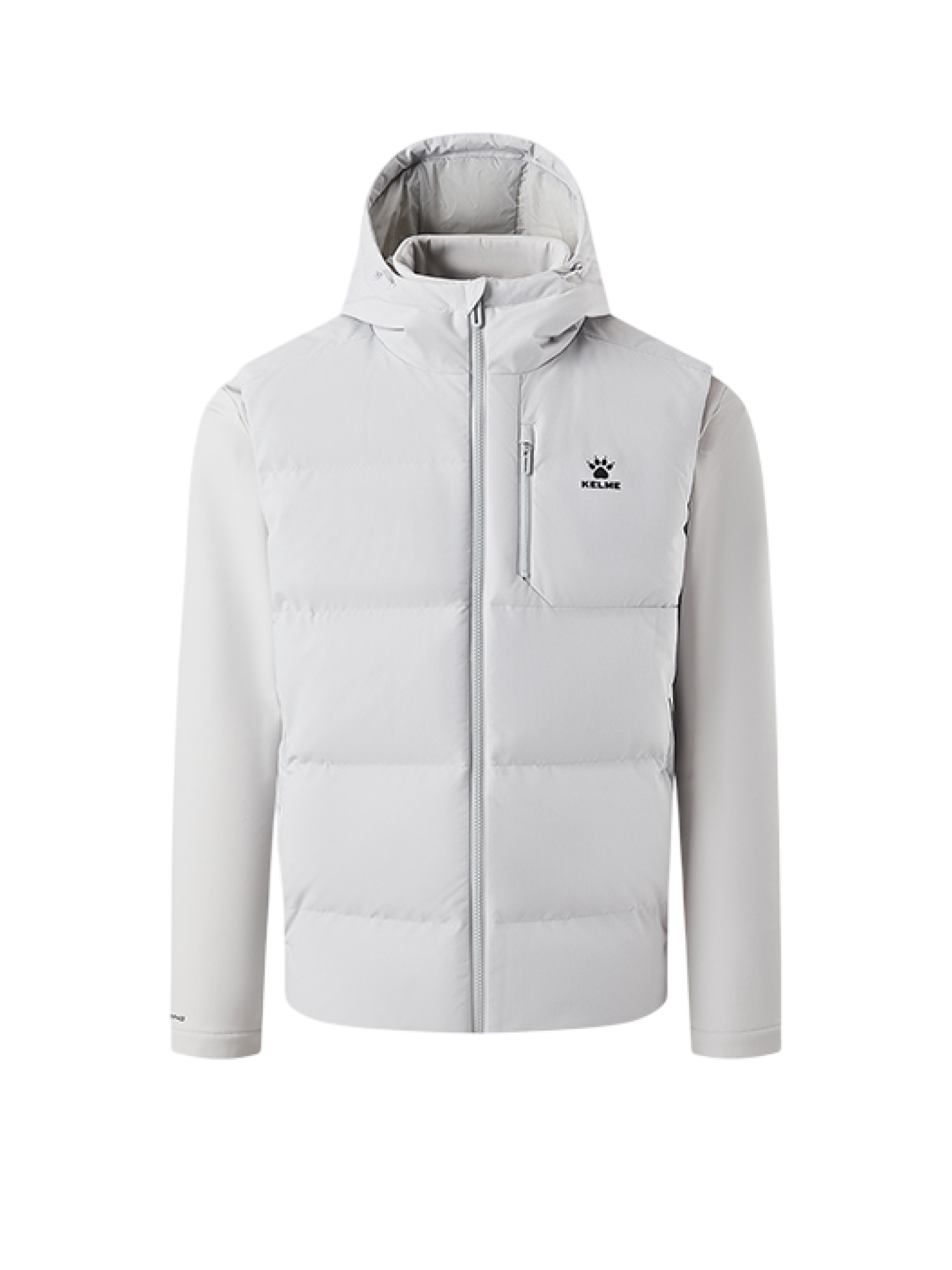 Пуховик KELME 3-in-1 Down Jacket Light Grey