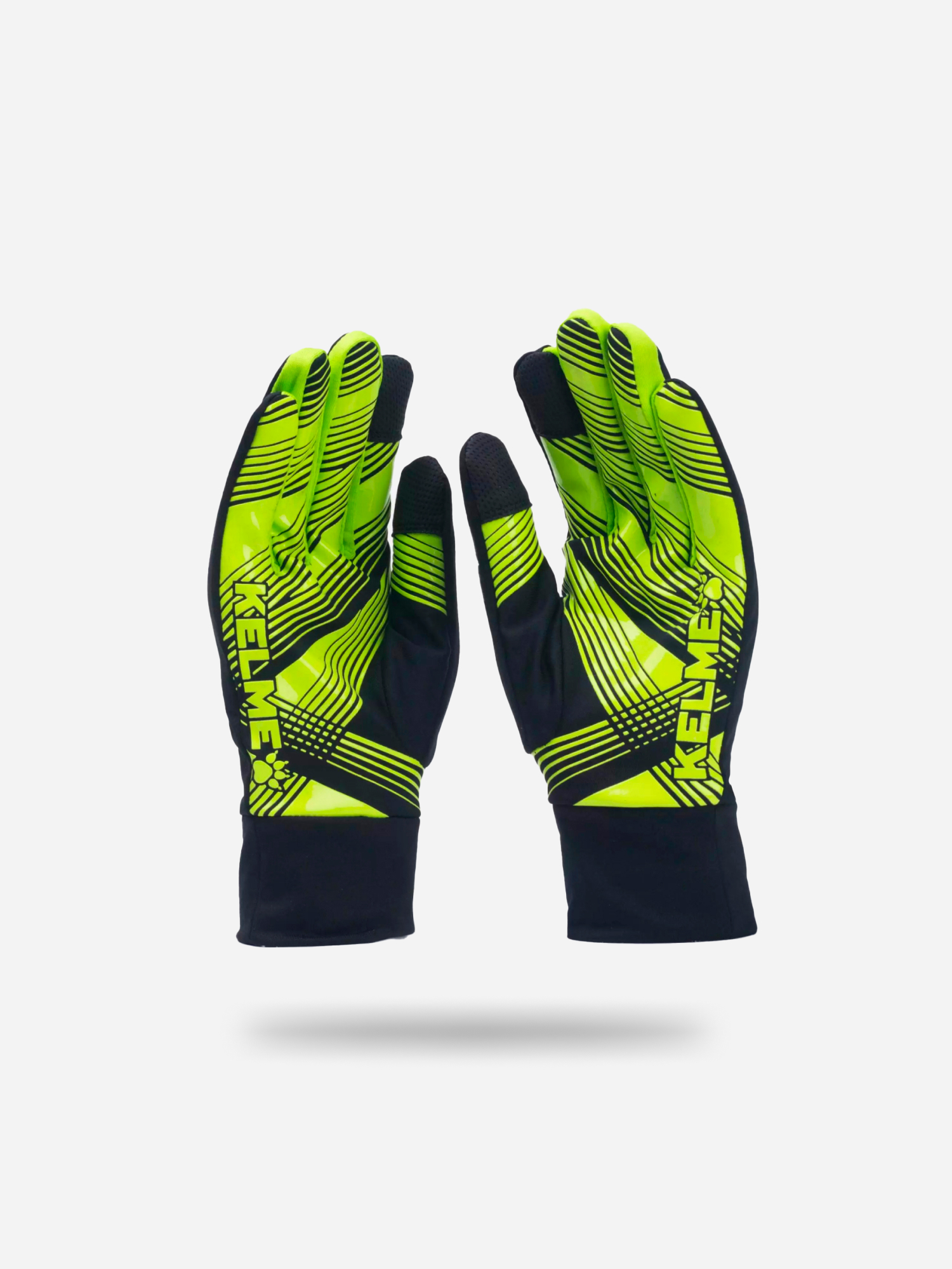 Перчатки KELME Warm Golves (Black/Light Green)