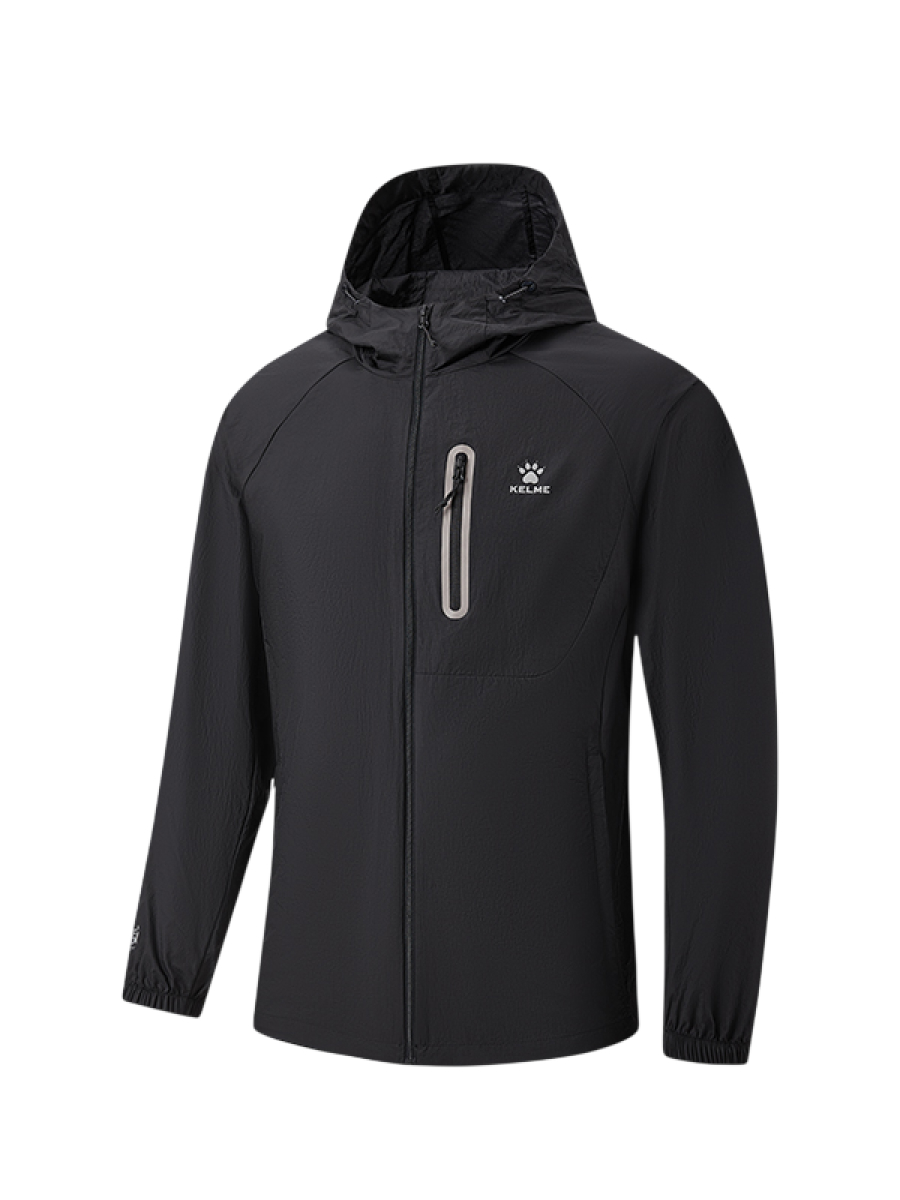Ветровка KELME Woven Sun Protection Clothing Black