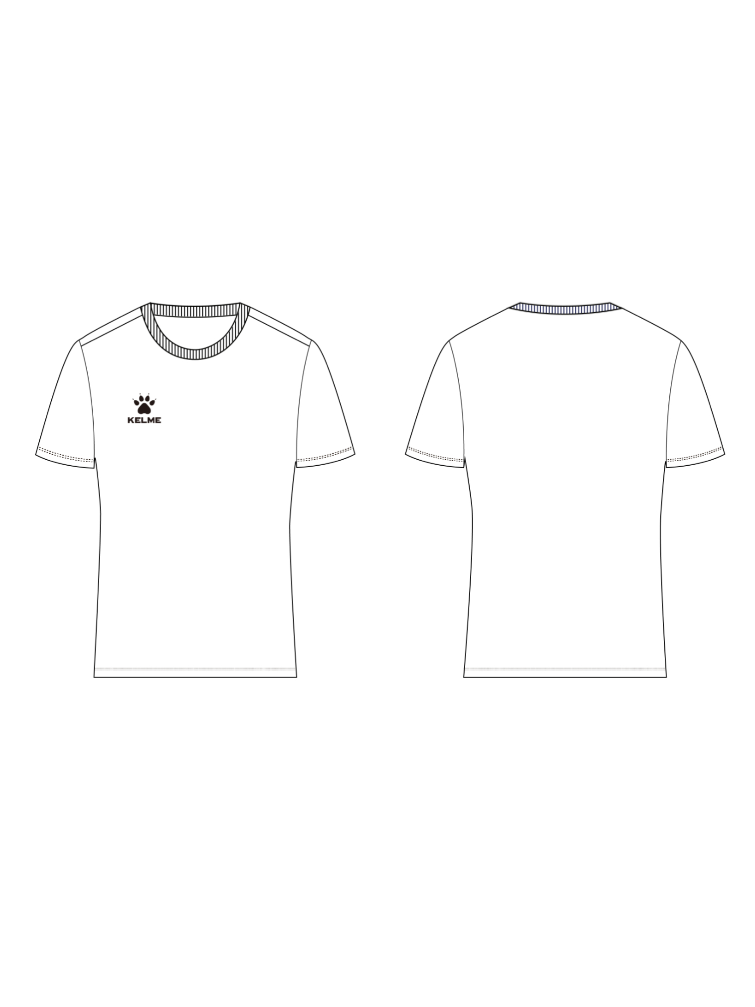 Футболка KELME SHORT SLEEVE T-SHIRT White