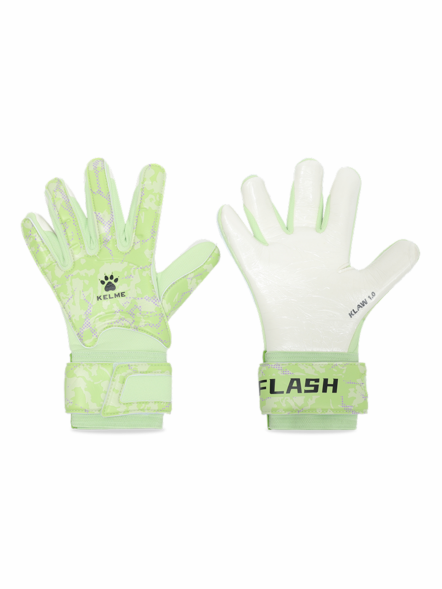 Тренировочные перчатки KELME Training-grade Goalkeeper Gloves Light Green