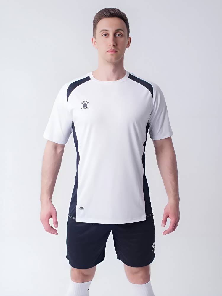 Футбольная форма KELME Short Sleeve Football Set (White/Black)