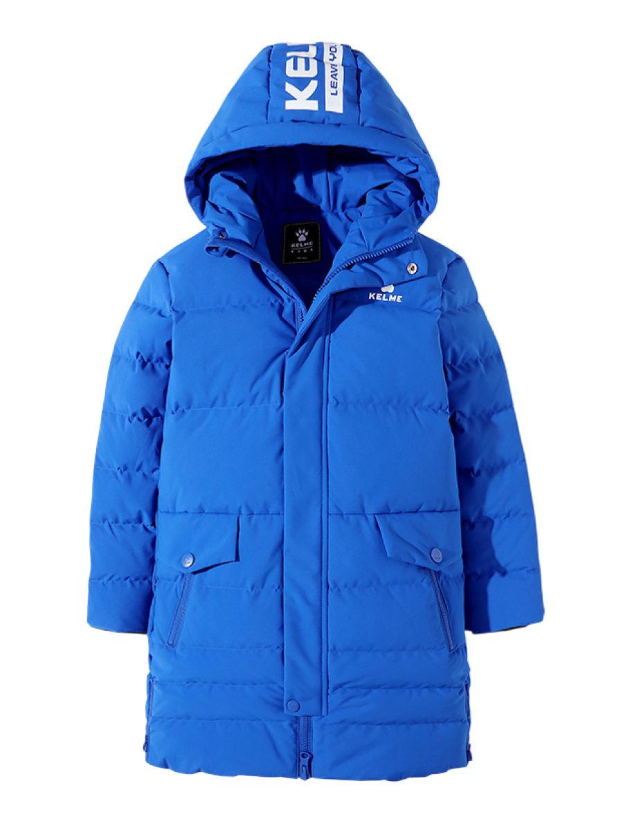 Детский пуховик KELME Boy's Mid-Length Down Jacket Blue
