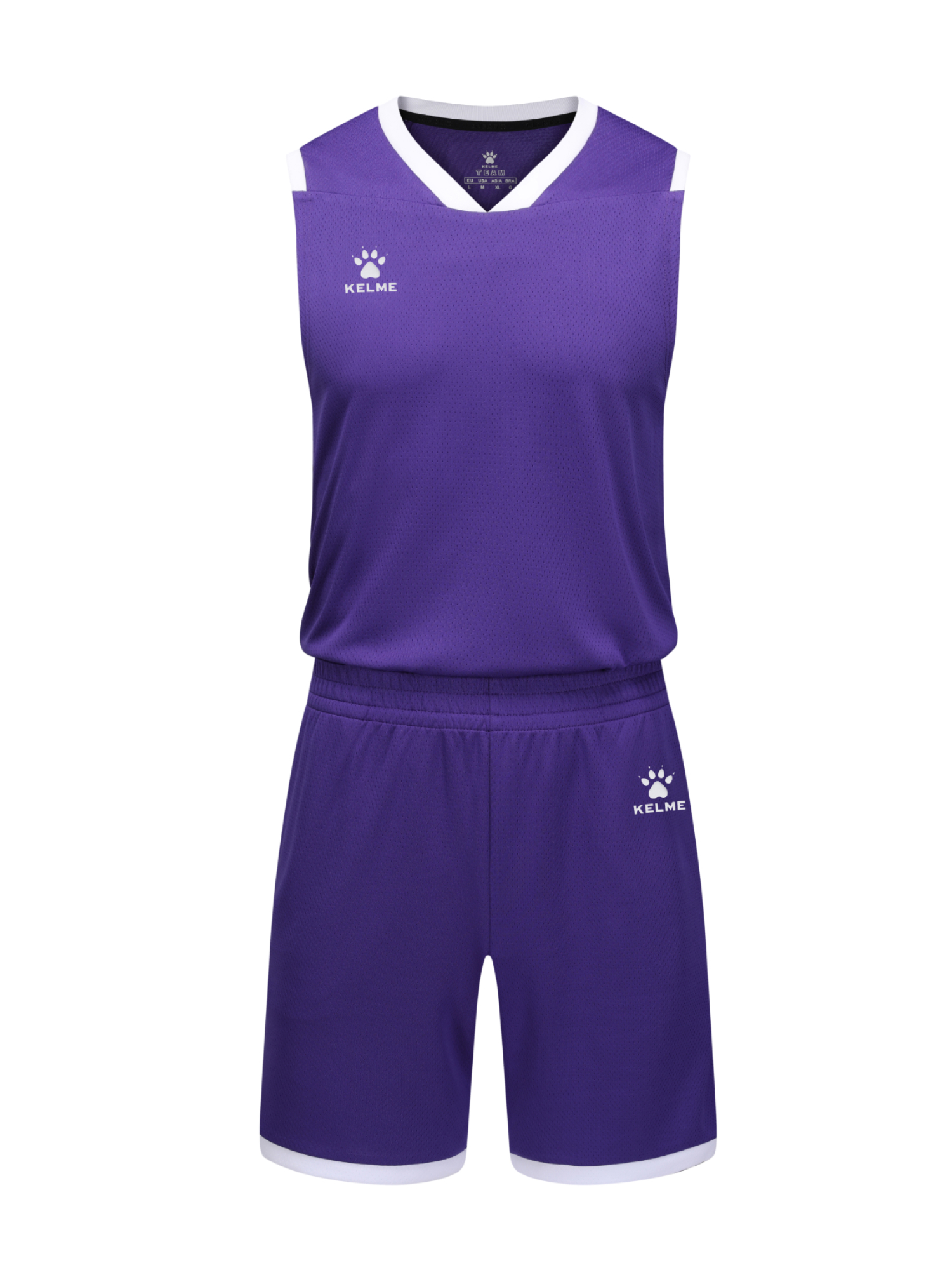 Баскетбольная форма KELME Basketball Clothes Light Purple