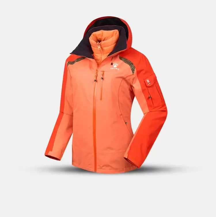 Куртка утепленная KELME Female Jacket (Two-Piece Suit) Orange