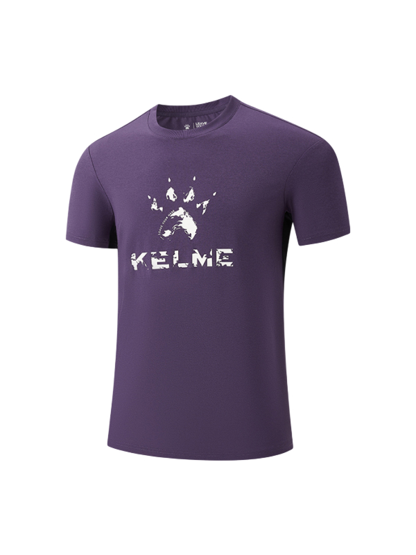 Футболка KELME Crew Neck Short-sleeved T-shirt Violet