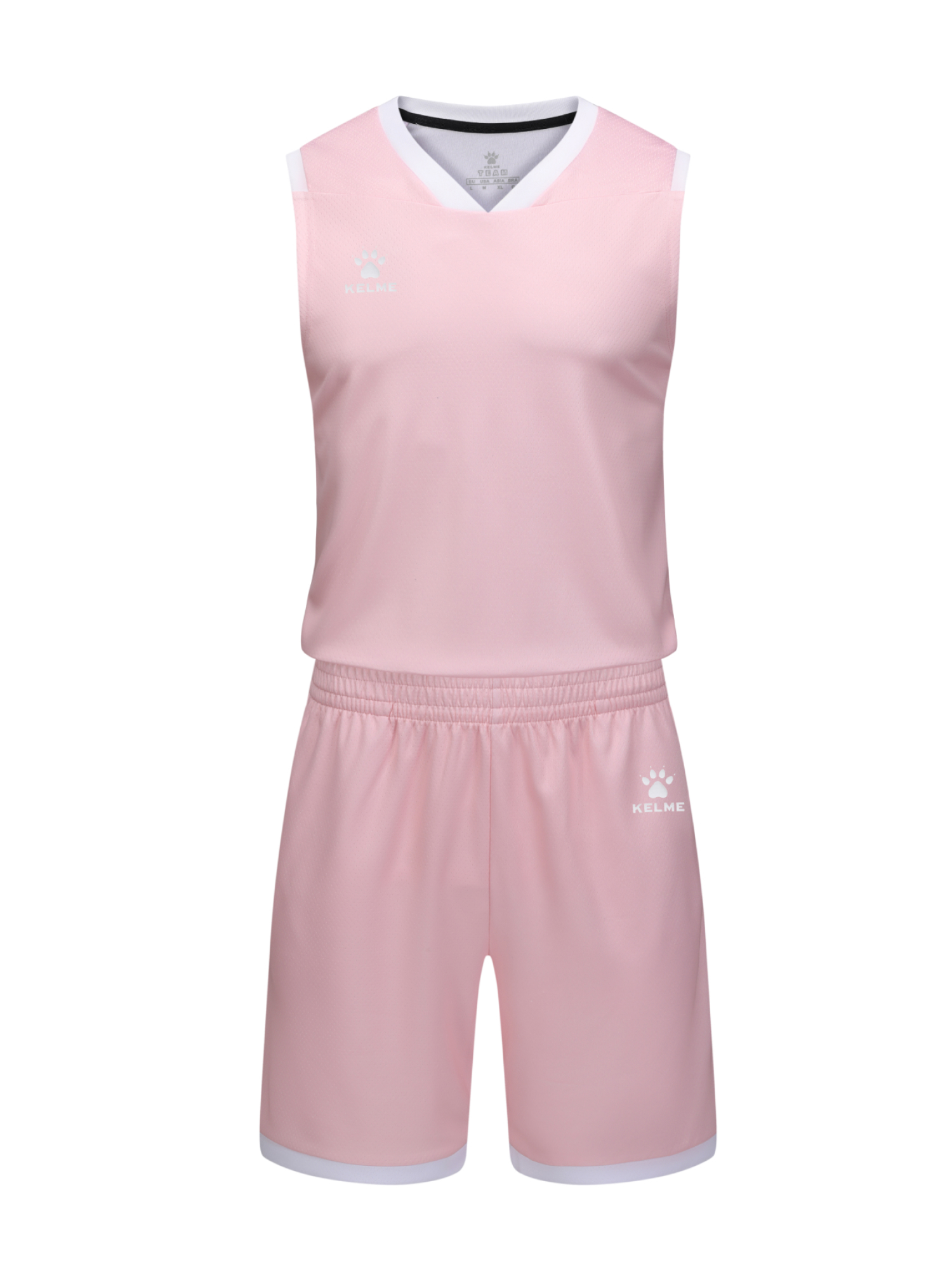 Баскетбольная форма KELME Children's Basketball Uniform Pink