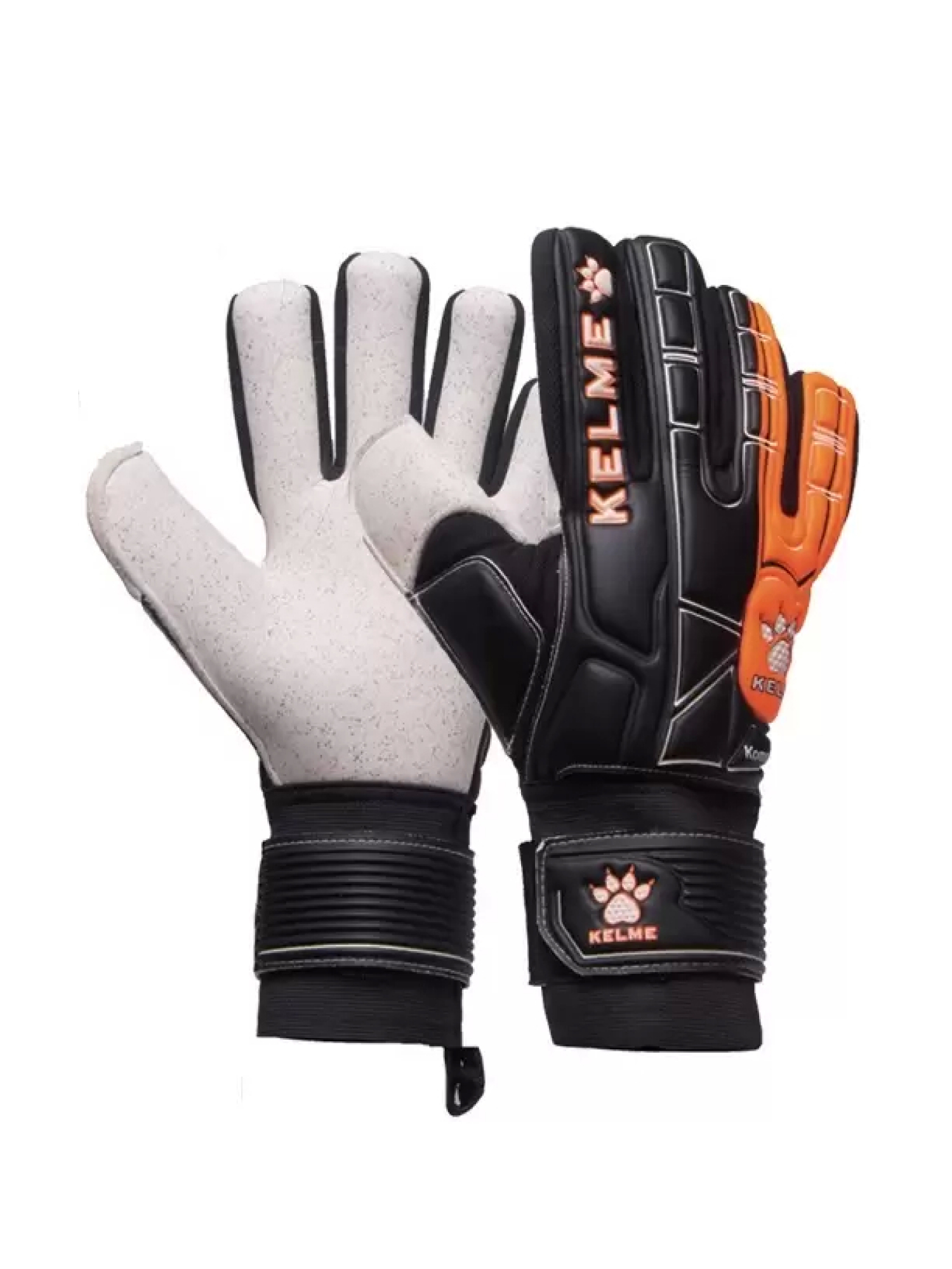 Вратарские перчатки KELME Goalkeeper Gloves (Black/Orange)