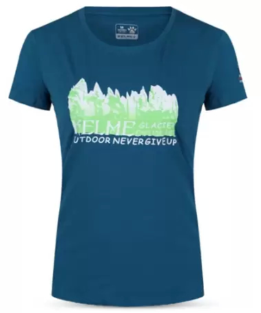 Футболка KELME Women's Cotton Short-Sleeved T-Shirt Blue