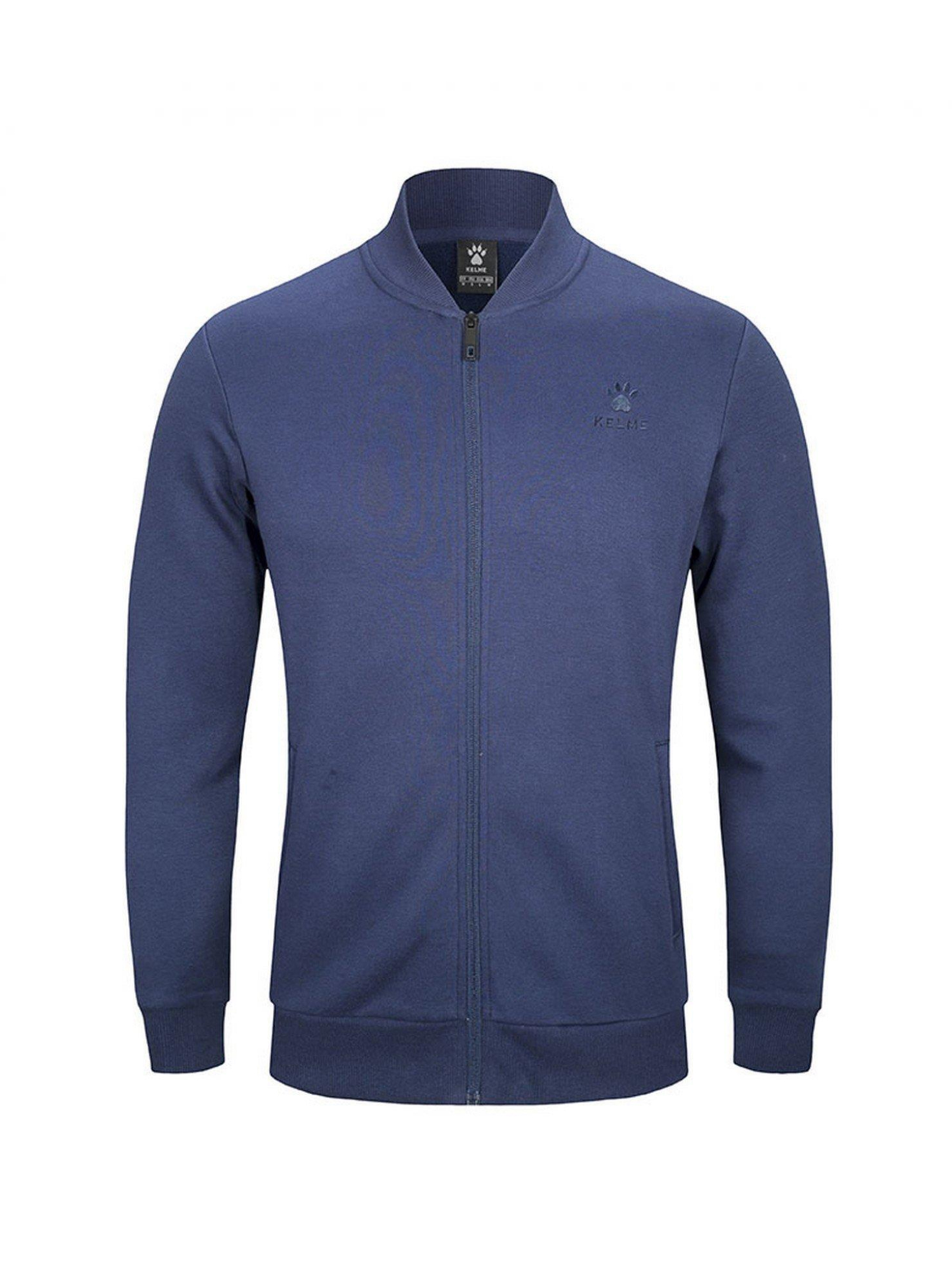 Бомбер KELME Knitted And Velvet Jacket Blue