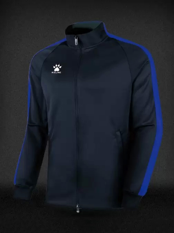 Олимпийка KELME Training Knitted Jacket (Dark Blue/Blue)