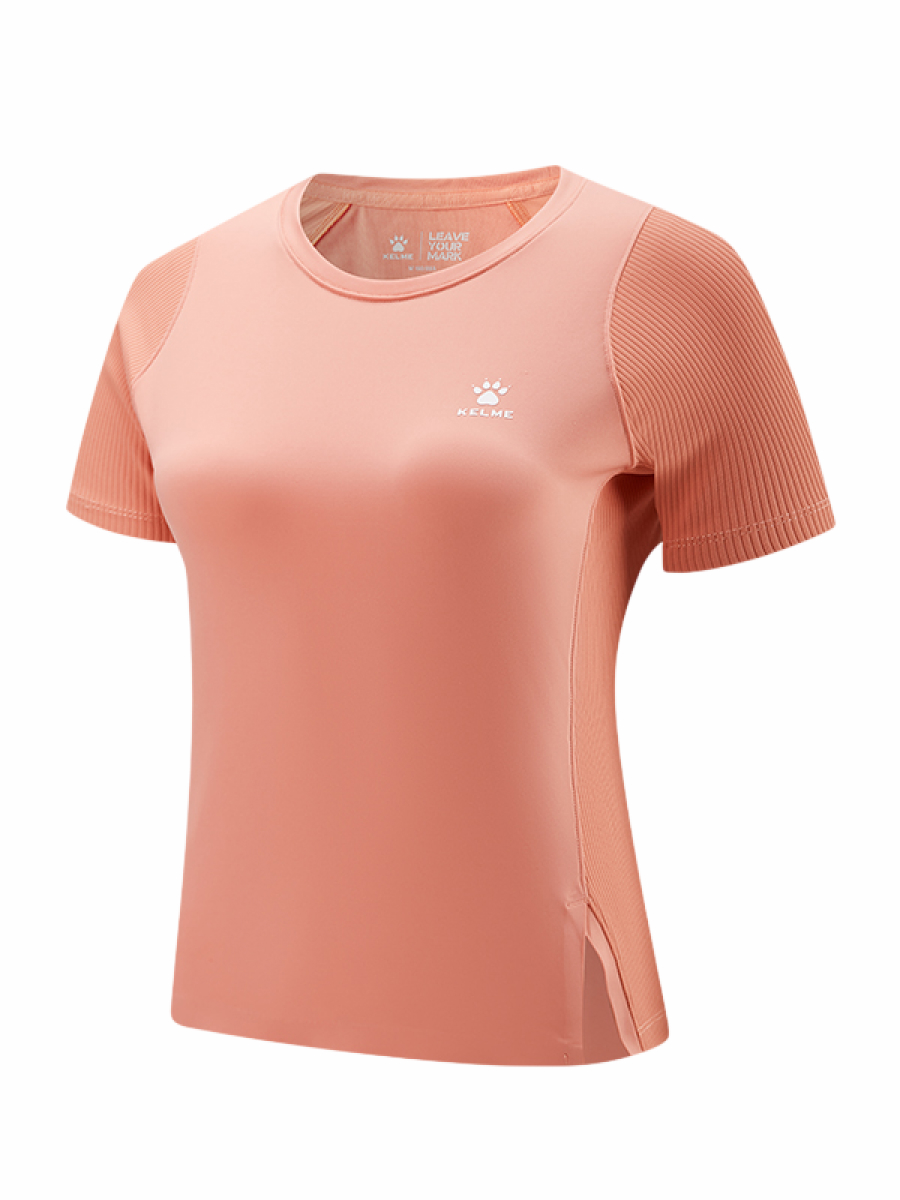 Футболка KELME Crew Neck Short-Sleeved T-Shirt Coral