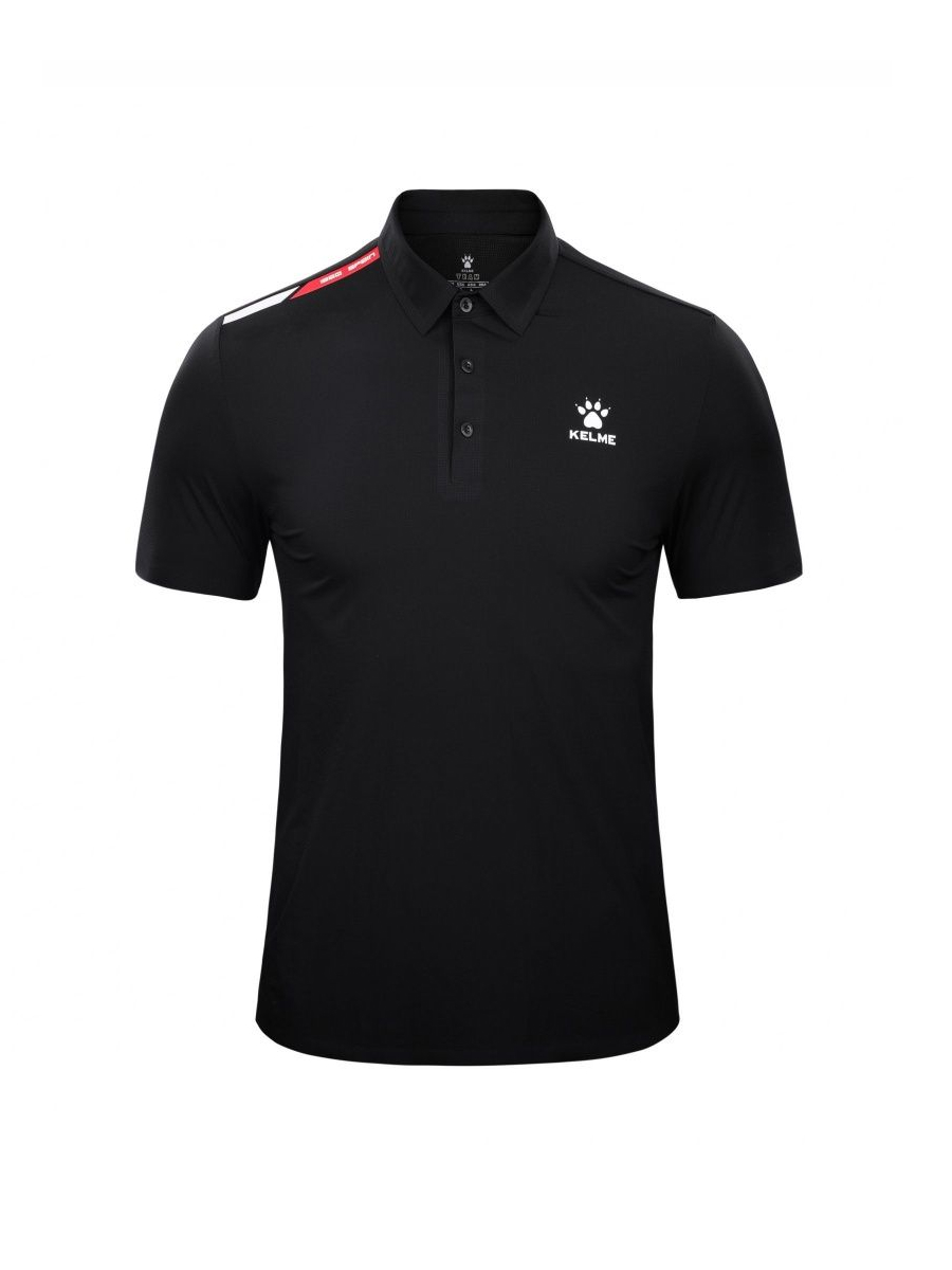 Футболка-поло KELME Short Sleeve Polo Shirt Black