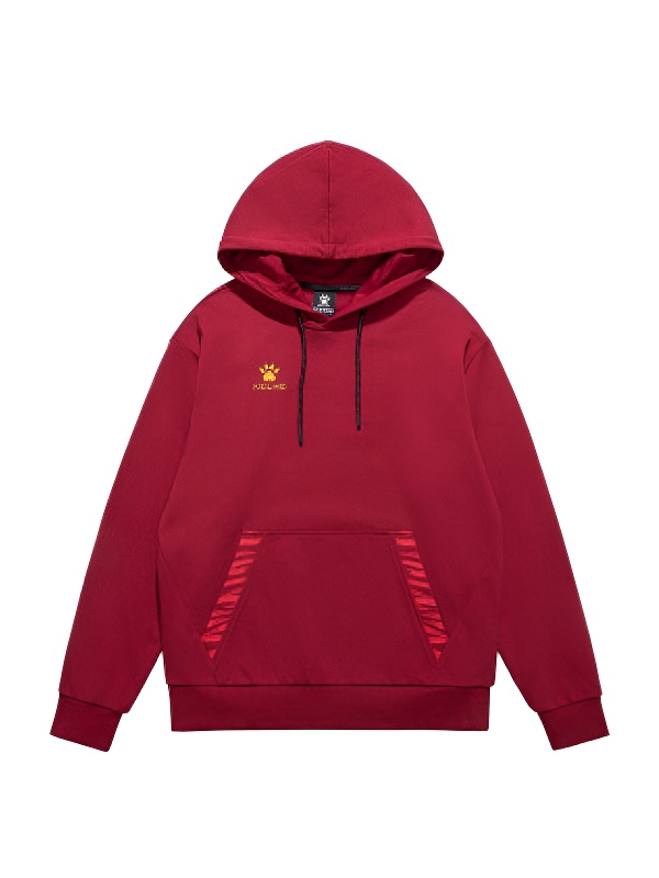 Худи KELME Knitted Hooded Sweatshirt Burgundy
