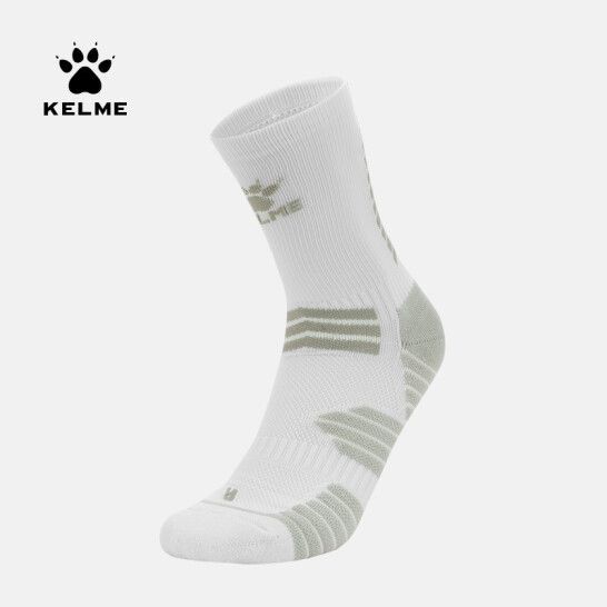 Носки KELME Basketball Socks (White/Grey)
