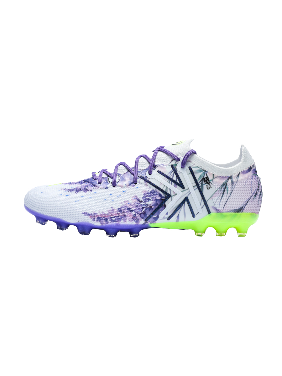 Бутсы KELME Men's Football Shoes (MG) (White/Violet)