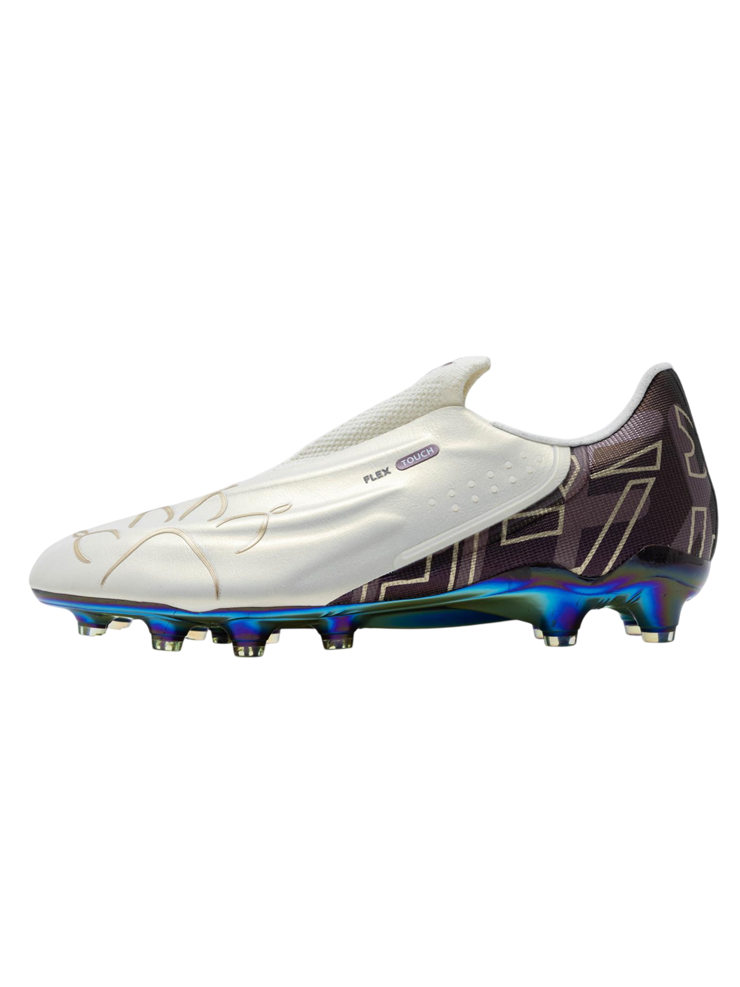 Бутсы KELME Men's Soccer Cleats (FG) (White/Brown)