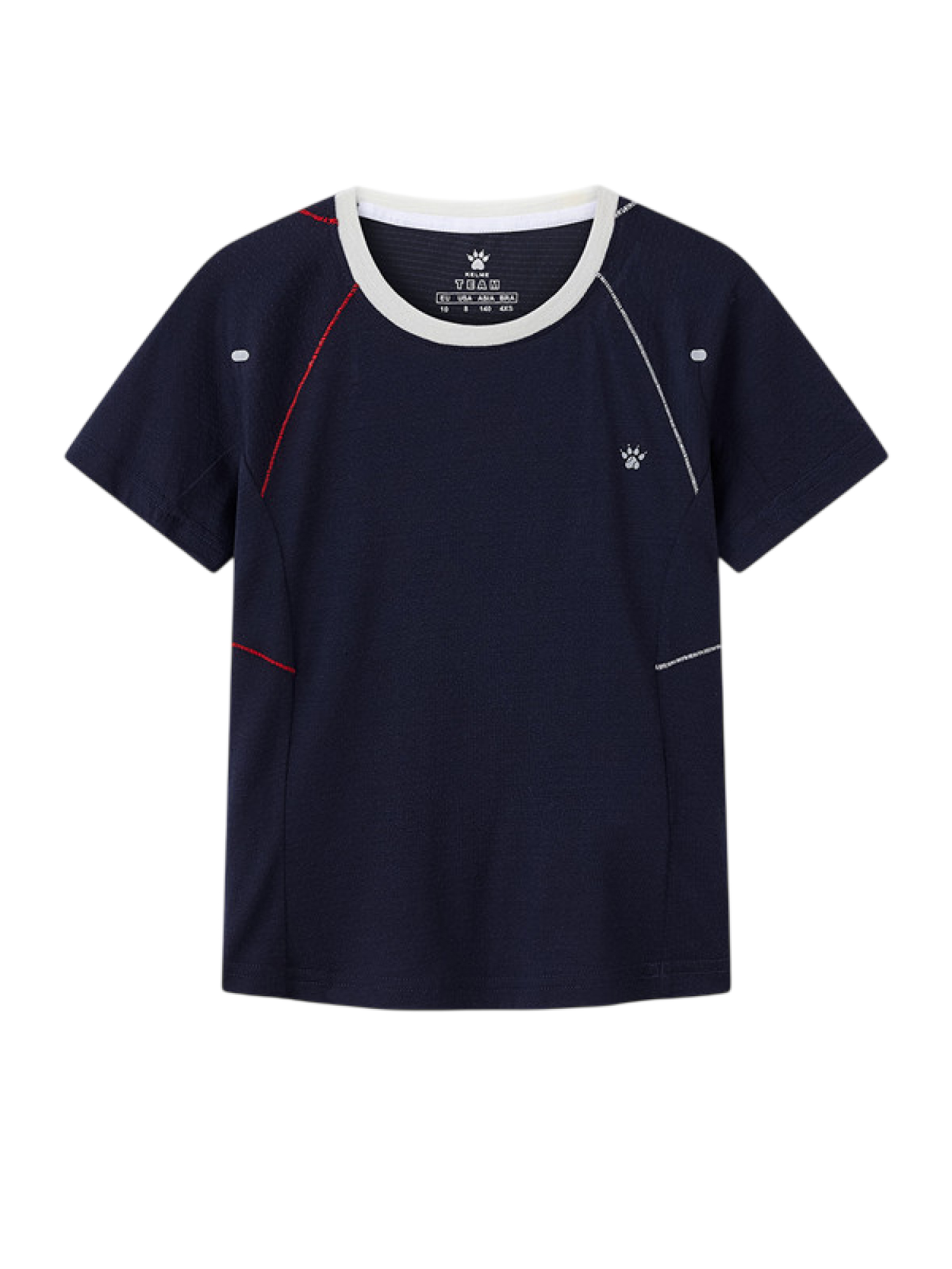 Детская футболка KELME Crew Neck Short-sleeved T-shirt Dark Blue